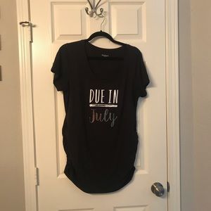 Motherhood Black Graphic Tee